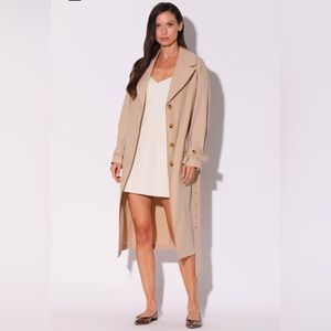 Walter Baker Ryder Trench Coat NWT Large (8-10)